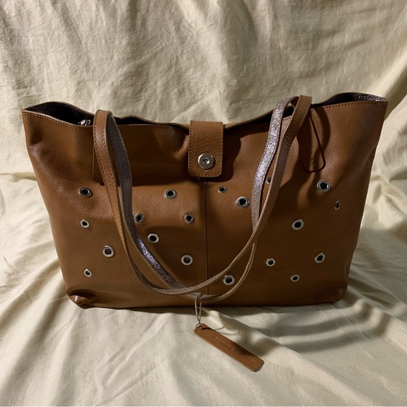 Nino Bossi genuine leather tote bag - Picture 2 of 16